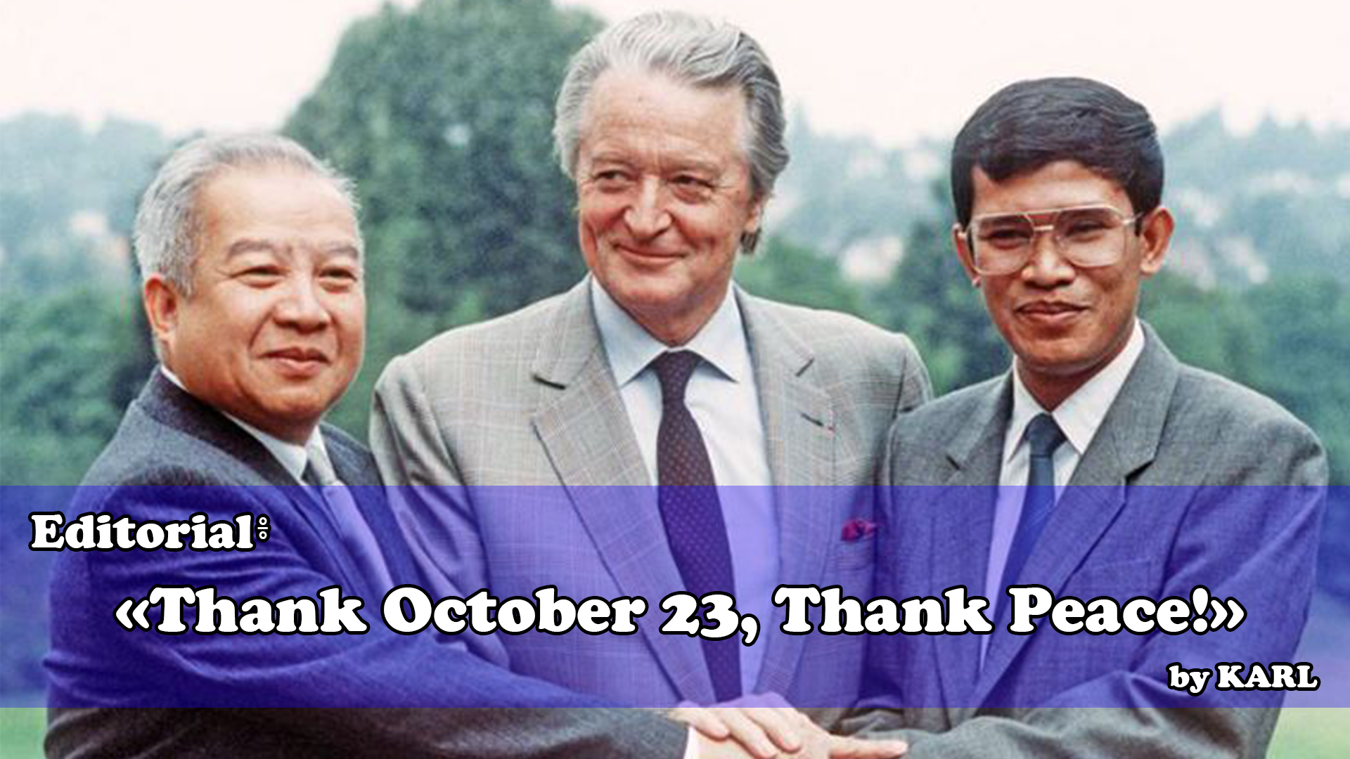 (Video) Editorial: Thank October 23, Thank Peace!