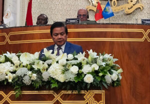 បទអន្តរាគមន៍ ឯកឧត្តម អ៊ុច បូររិទ្ធ អនុប្រធានទី១ ព្រឹទ្ធសភា វេទិកាលើកទី៣ នៃកិច្ចសន្ទនាសភាត្បូង-ត្បូង (The Third Edition of the South-South Parliamentary Dialogue Forum)