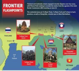 ថៃបានប្រកាសជាឯកតោភាគី ពីការបិទច្រករបៀងមួយចំនួន ជាបណ្តោះអាសន្នជាមួយកម្ពុជា…