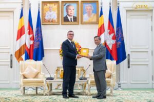 Samdech Borvor Thipadei Highly Values the Diplomatic Mission of the Outgoing Czech Ambassador