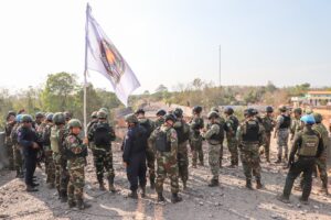 Is Thailand banning AOT from monitoring the ceasefire?