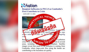 Cambodia rejects Thai media claims linking border fires to Bangkok smog
