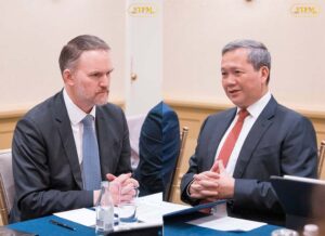 កម្ពុជា-អាម៉េរិក មានសុទិដ្ឋិនិយមក្នុងការបន្តជំរុញទំហំពាណិជ្ជកម្ម និងការវិនិយោគទ្វេភាគី