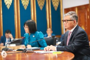 កម្ពុជាបង្ហាញជំហរដាច់ខាតដើម្បីបោសសម្អាតការឆបោកតាមប្រព័ន្ធបច្ចេកវិទ្យាឱ្យអស់ពីកម្ពុជា ជូនដល់តំណាងអង្គទូតបរទេសចំនួន ២៦ និងតំណាងសហភាពអឺរ៉ុប (EU)នៅកម្ពុជា