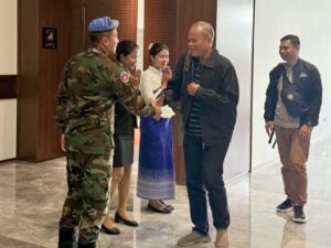 នាយទាហានបន្តវេន ២រូប របស់ប្រទេសម៉ាឡេស៊ី ចូលរួមជាមួយក្រុមអ្នកសង្កេតការណ៍អាស៊ាន (AOT) ប្រចាំព្រះរាជាណាចក្រកម្ពុជា