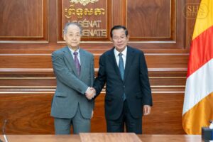 សម្ដេចតេជោ ហ៊ុន សែន អនុញ្ញាតឱ្យប្រធានសមាគមជប៉ុន-កម្ពុជា ចូលជួបសម្ដែងការគួរសម