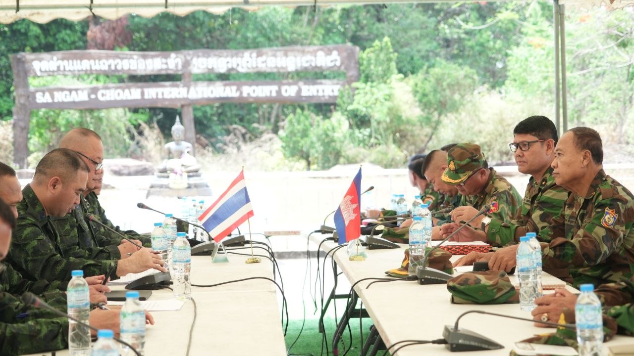 Cambodia–Thailand Regional Border Committee Holds Informal Secretariat Meeting at Choam-Sa Ngam Checkpoint