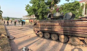 Thai military deploys armored vehicles, troops to O’Smach crossing, Cambodia rejects claims