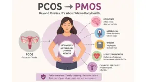 ជំងឺ PCOS ប្តូរឈ្មោះជា PMOS ឆ្លុះបញ្ចាំងពីហានិភ័យជំងឺទឹកនោមផ្អែម និងបញ្ហាមេតាប៉ូលីសលើស្ត្រី