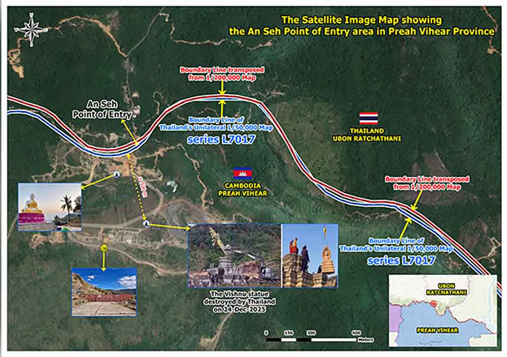 VIDEO: An Seh border crossing lies entirely in Cambodian territory, SSBA rejects Thai ‘fait accompli’
