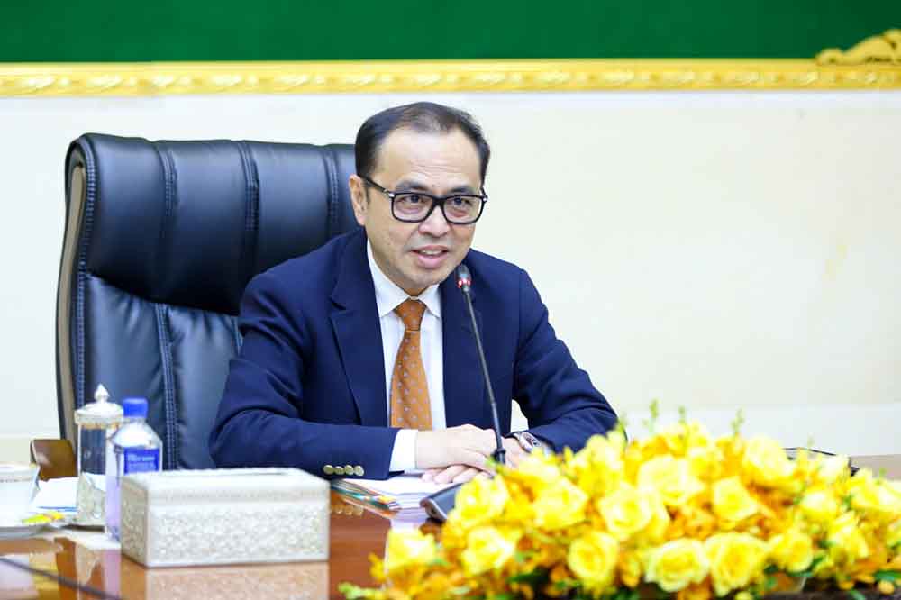 ឯកឧត្តមឧបនាយករដ្ឋមន្រ្តីប្រចាំការ វង្សី វិស្សុត ដឹកនាំកិច្ចប្រជុំបូកសរុបលទ្ធផលការងារ របស់ក្រុមប្រឹក្សាអ្នកច្បាប់  និងលើកទិសដៅការងារបន្ត 