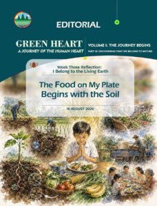 Editorial 18 – The Food on My Plate Begins with the Soil Opening Thought