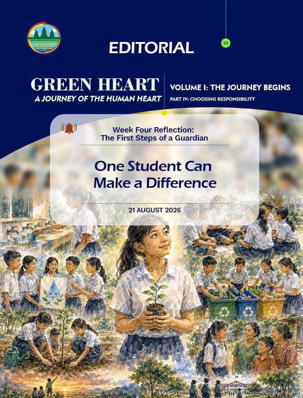 Editorial 23 – One Student Can Make a Difference