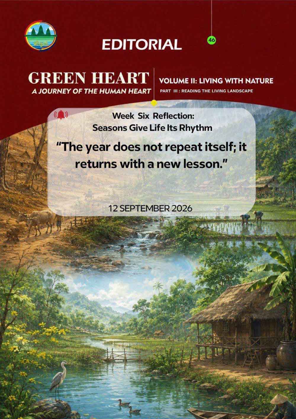 Editorial 46 – Seasons Give Life Its Rhythm