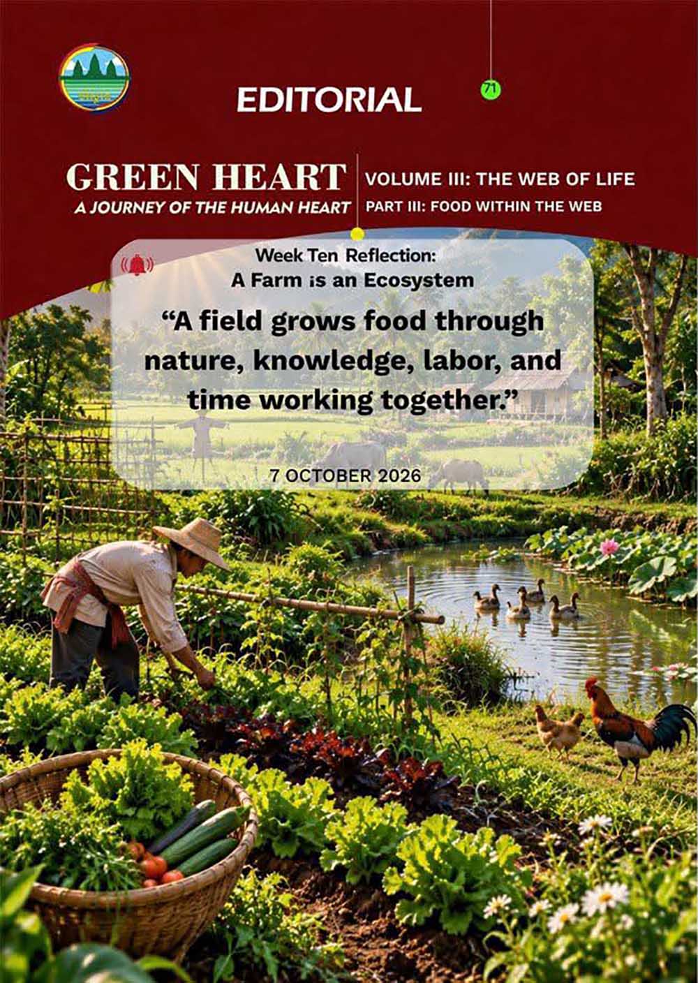 Editorial 71 : A Farm Is an Ecosystem
